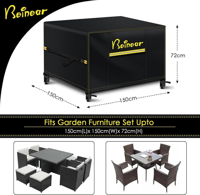 Detalle 2 de Beinear Garden Furniture Cover 150×150×72 cm