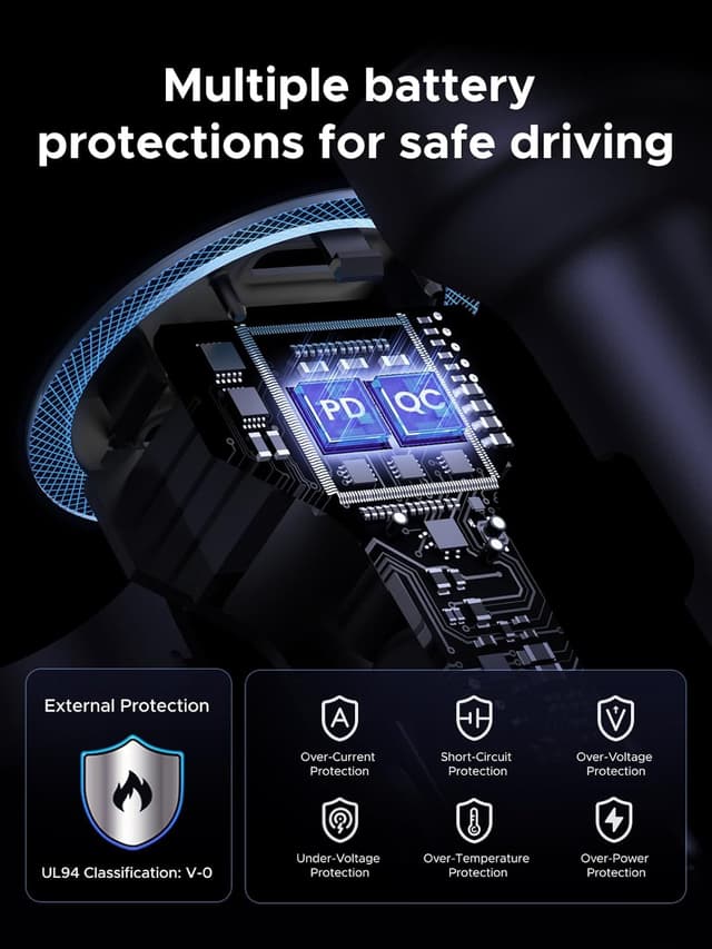 Thumbnail 6 de UGREEN 3-Port Car Charger PD 30W USB-C