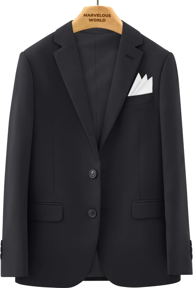 Thumbnail 4 de Marvelous World Slim Fit Boys Suit Set