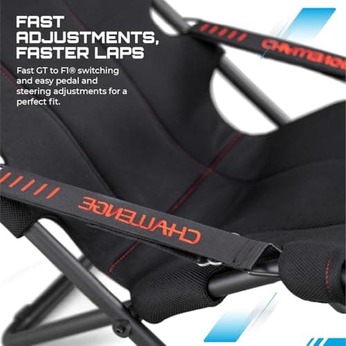 Detalle 2 de PLAYSEAT Challenge ActiFit: cabina de carreras plegable para poco espacio