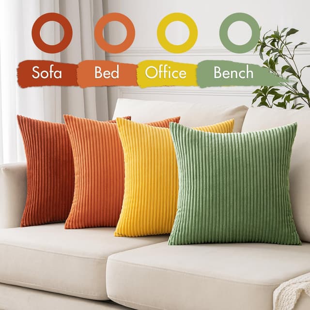 Detalle 2 de Federe per cuscini MIULEE velluto 40x40