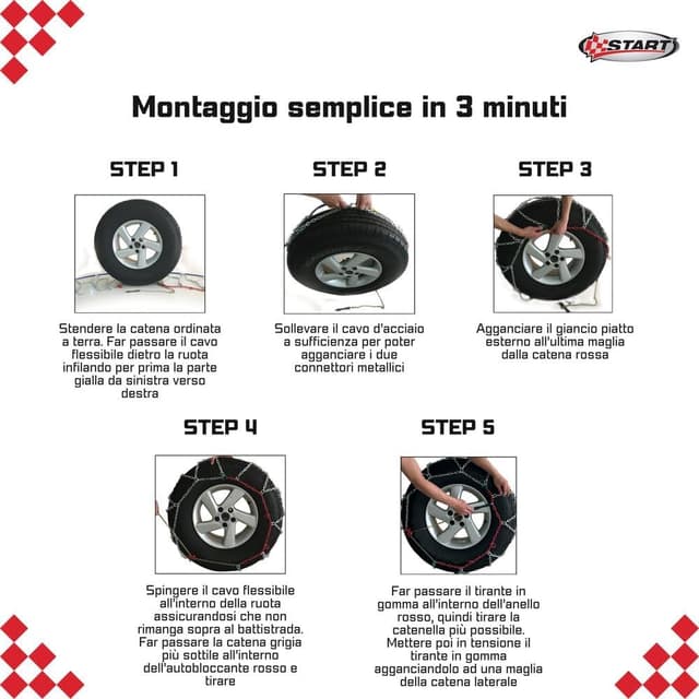 Thumbnail 2 de CATENE NEVE START 9 MM GR.100