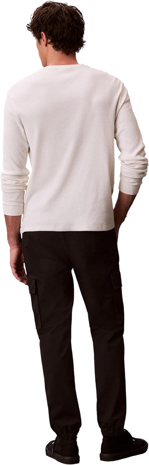 Detalle de Calvin Klein Men’s Comfort Cotton Skinny Fit Cargo Trousers