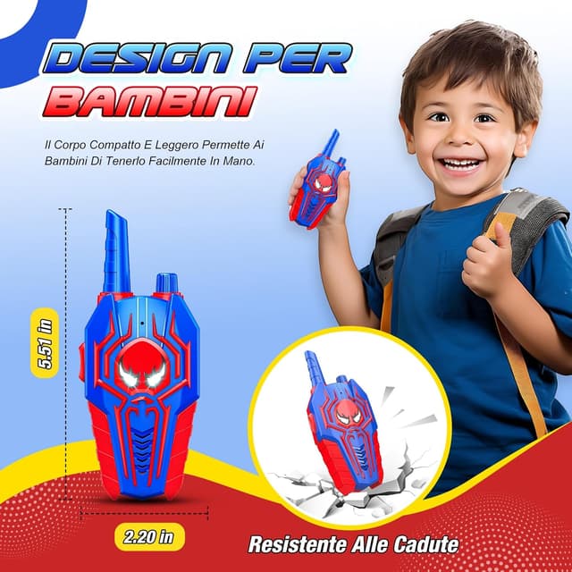Detalle 1 de Toyokid Walkie talkie bambini 3-10 anni