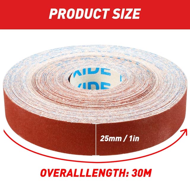 Thumbnail 4 de Emery Cloth Roll Set 30 m 40 grit 🛠