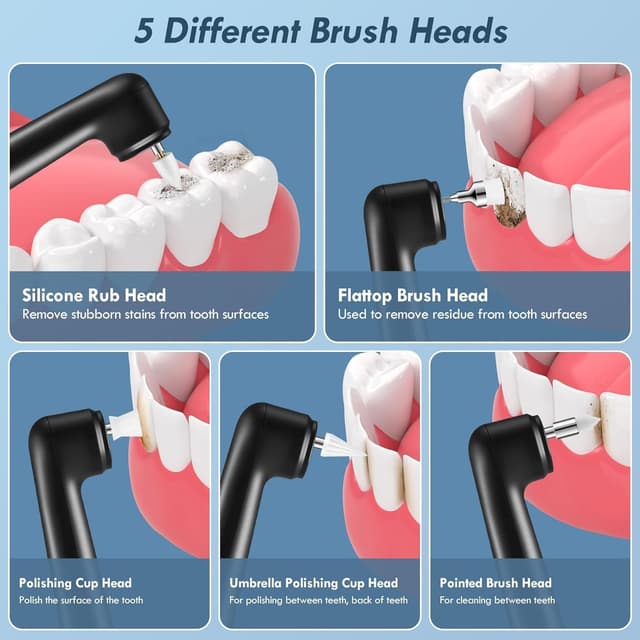 Thumbnail 1 de Tooth Polisher Plaque Remover 5 modes
