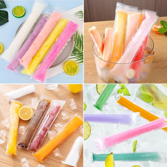 Thumbnail 6 de 100 Piezas Bolsas para Helados con Sujetadores y Embudo