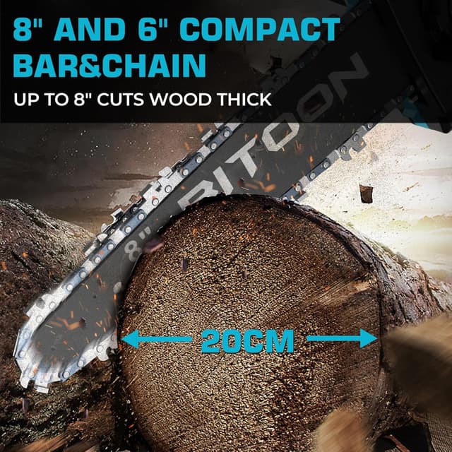 Thumbnail 3 de Bosch 18V 8‑Zoll Akku-Kettensäge, bürstenlos ⛏