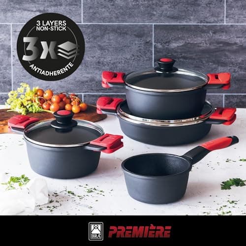 Thumbnail 1 de BRA Premiere Cacerola Alta 20cm – Aluminio Fundido y Antiadherente