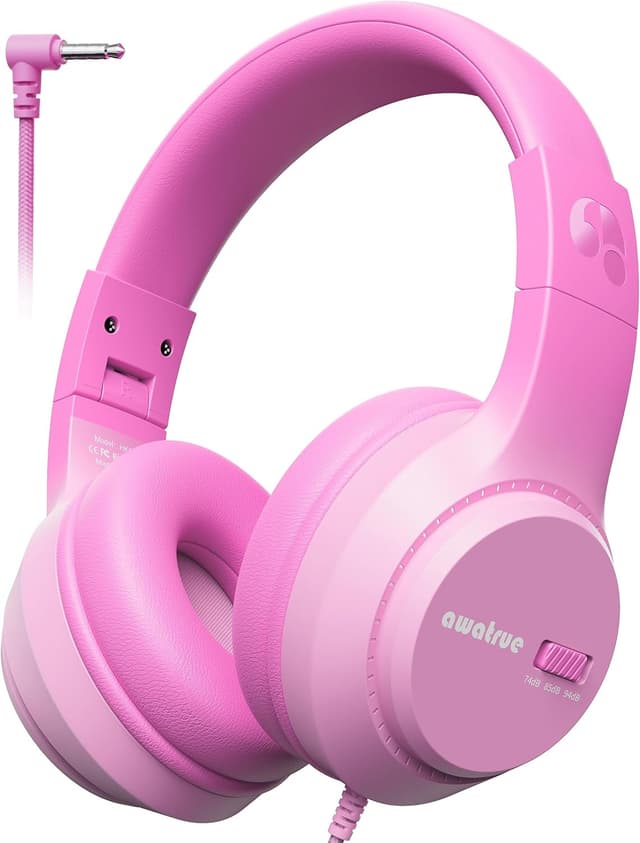 Thumbnail 6 de awatrue Kids Headphones 85 dB wired over-ear