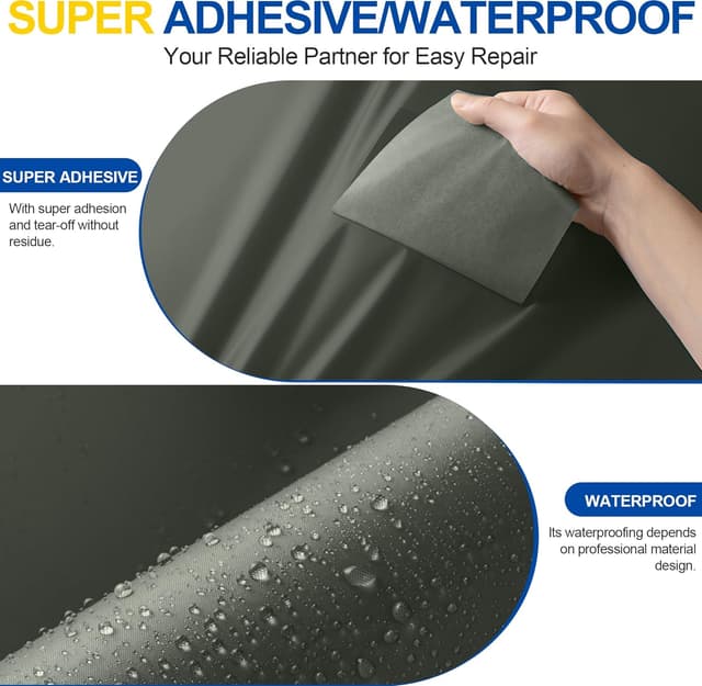 Thumbnail 3 de Sgooyir Parches Autoadhesivos Nylon Verde Oliva 15x160cm ✨