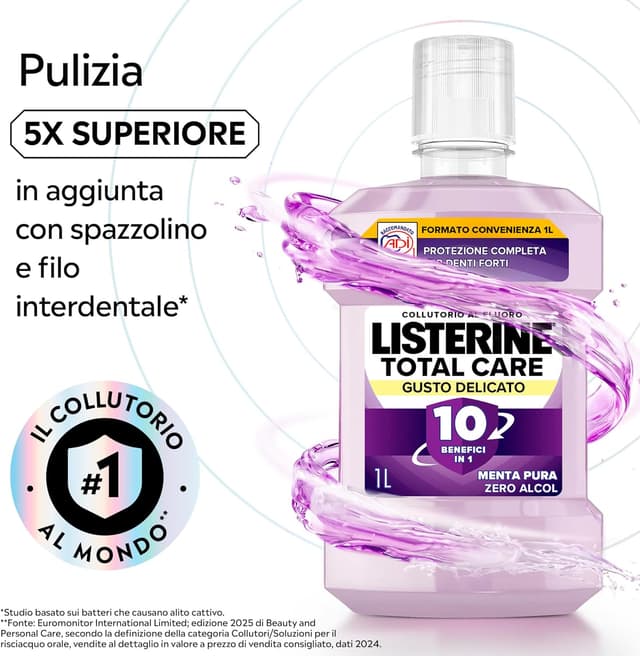 Thumbnail 1 de LISTERINE Total Care collutorio 1 L 🦷