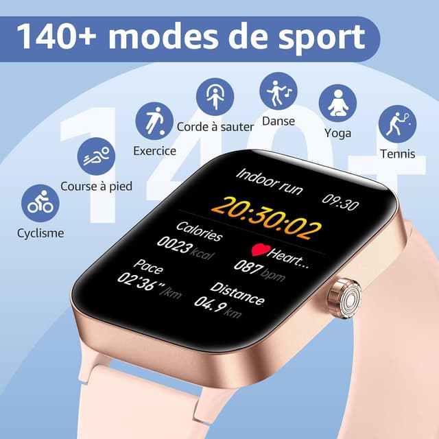 Detalle 1 de KIUVKAS P3 smartwatch sport 1,95