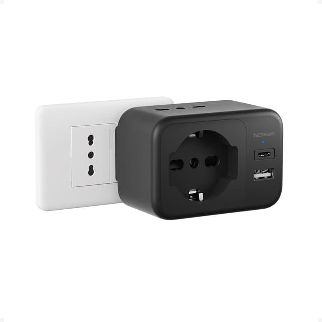 Imagen de TESSAN Presa Multipla 2500W con USB C en OfertitasTOP