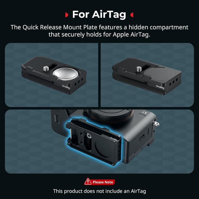 Thumbnail 1 de SmallRig Plaque Airtag Arca pour Sony