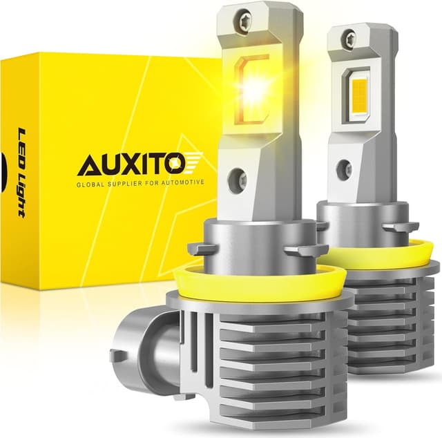 Detalle de AUXITO H11/H8/H16 Yellow LED Fog Bulb 3000K
