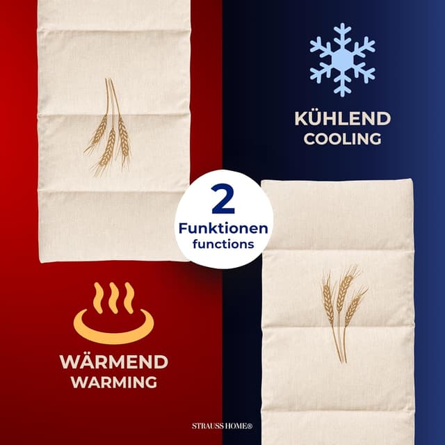 Thumbnail 2 de Strauss Home Körnerkissen groß 20x50 cm