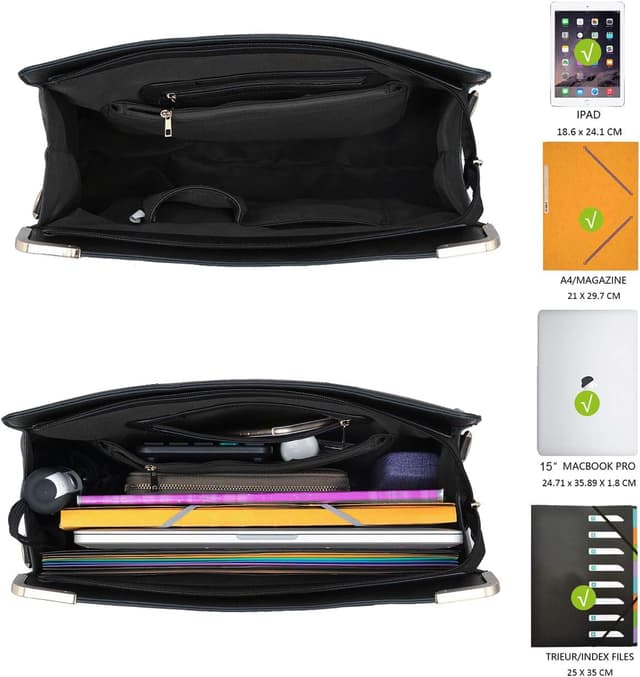 Thumbnail 6 de CRAZYCHIC Bolso Tote Large 38x28x11 cm 👜