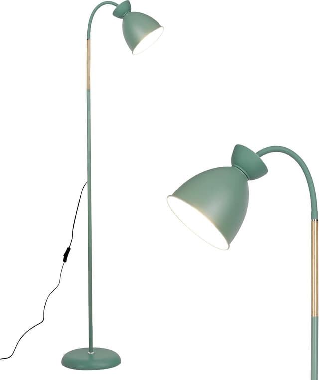 Detalle de Amdelne Lampada da terra vintage LED 159 cm