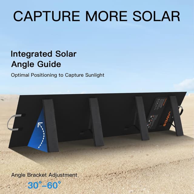 Thumbnail 4 de MHPOWOS 220W Foldable Solar Panel 40V Monocrystalline