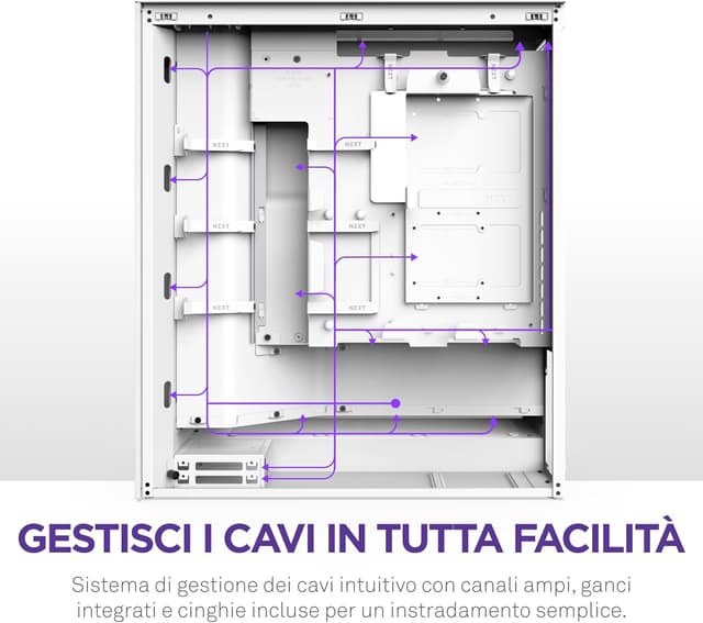 Detalle de NZXT H7 Flow case airflow ATX mid-tower