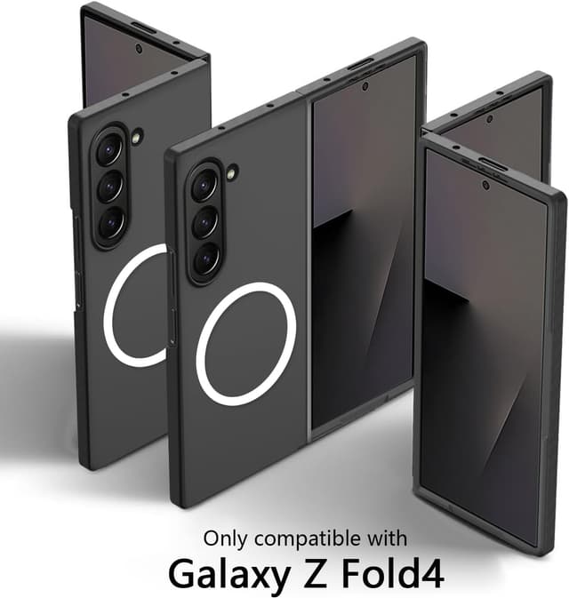 Detalle 2 de WEYNRBOX Magnetische Hülle für Samsung Galaxy Z Fold 7 mit Panzerglas & Kameraschutz (blau) – kompatibel mit MagSafe