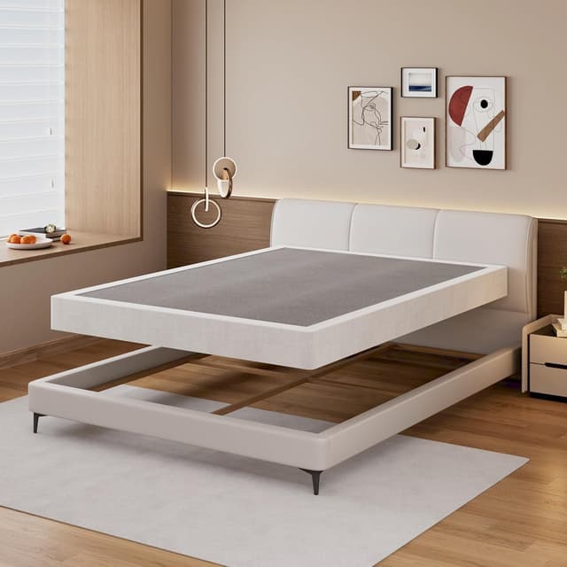 Thumbnail 6 de SHLAND 6-Inch Full Box Spring (Low Profile) with Metal Frame and Fabric Cover