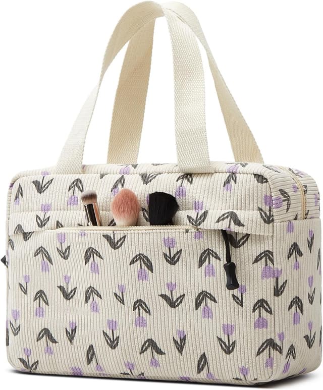 Detalle de Jiliyote Groß Kosmetiktasche Cord 30 cm