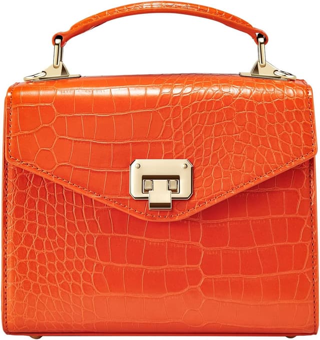 Detalle de VICTORIA HYDE Borsa a tracolla vintage vegana in vera pelle con tracolla regolabile e doppio scomparto