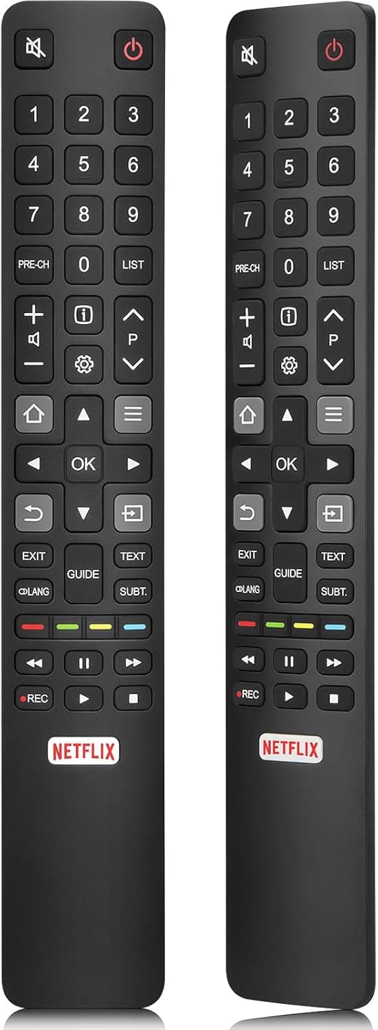 Detalle de OMAIC Universal-Fernbedienung RC802N für TCL Smart Android TVs mit Netflix-Shortcut