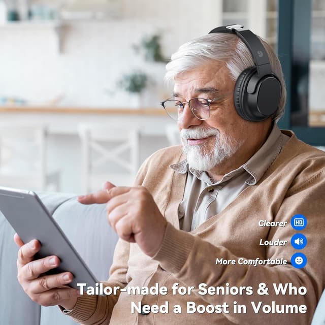 Detalle 2 de Dytole Wireless Headphones for TV 65-Hour Battery