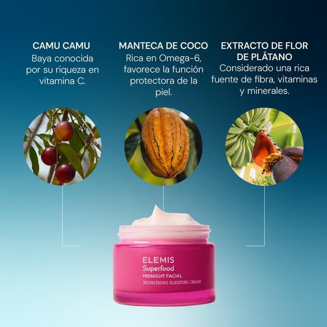 Thumbnail 4 de Elemis Superfood Crema de Noche Nutritiva 50 ml