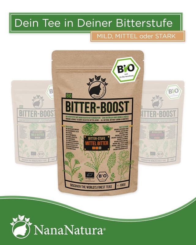 Thumbnail 4 de NanaNatura's BIO Bittertee BITTER-BOOST 100g