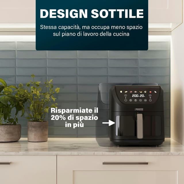 Detalle de Princess SlimFry 8L Airfryer 2000W