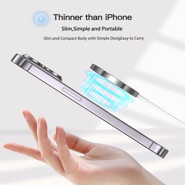 Thumbnail 4 de Apple MagSafe Magnetic Wireless Charger 15W