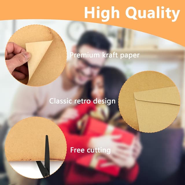 Detalle de Vintage Briefpapier Set 40-teilig mit Umschlag A5