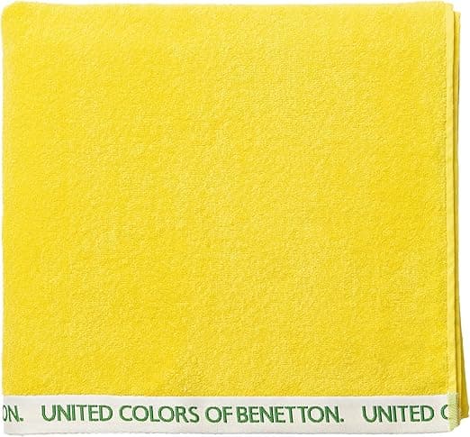 Imagen de Benetton Toalla de Playa Amarilla 90x160 cm 🌈 en OfertitasTOP