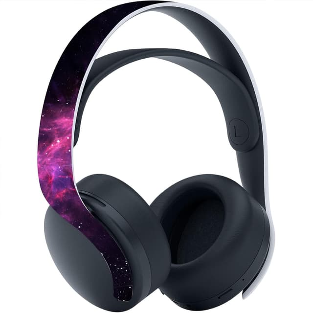 Detalle de playvital Purple Nebula Full Set Skin Decal for PS5 Disc Edition consoles and accessories