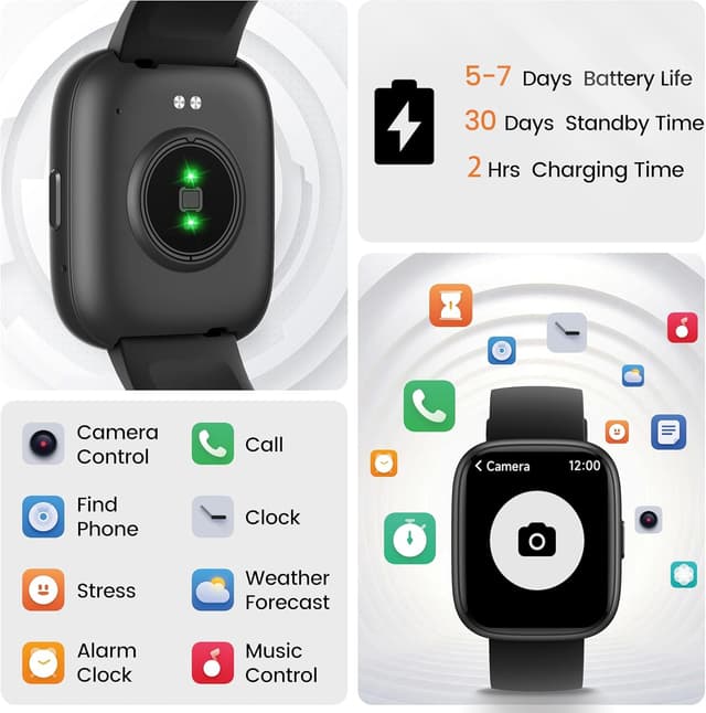 Thumbnail 6 de Smart Watch with Alexa Built-in 1.83" Fitness Tracker