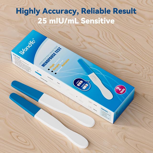 Detalle 2 de Wondfo Menopause FSH Test Kit for Women 2 tests