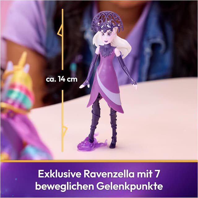 Detalle 1 de Unicorn Academy Abenteuer-Set mit Ravenzella, Sophia, AVA, Wildstar, Leaf & weiteren Figuren (ca. 12 cm) – für Kinder ab 4 Jahren