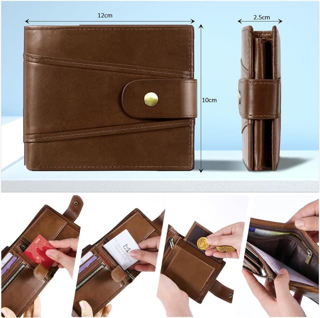 Thumbnail 4 de GSG SINCE 1998 Cowhide Leather RFID Wallet 17-slot