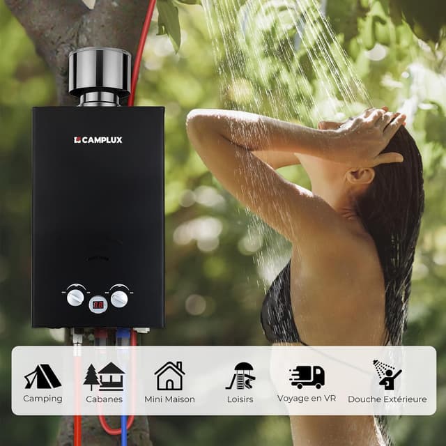 Thumbnail 5 de CAMPLUX 10 L Chauffe-eau gaz BW264BCP120