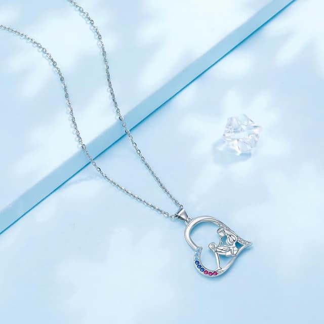 Detalle 2 de Arrebol Mutter und Tochter Kette 45cm