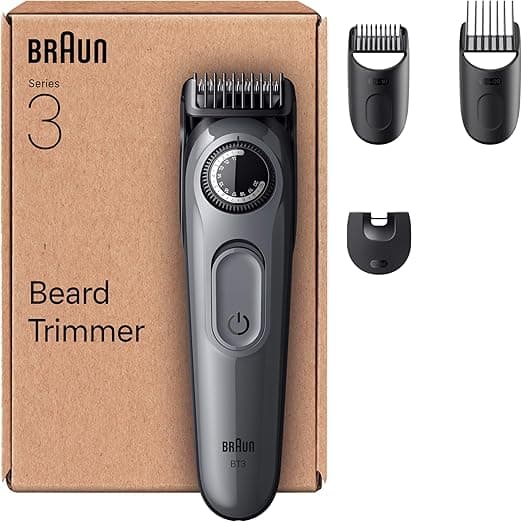 Detalle de Braun Recortadora De Barba Series 3 BT3525 ✂️ Máxima Precisión