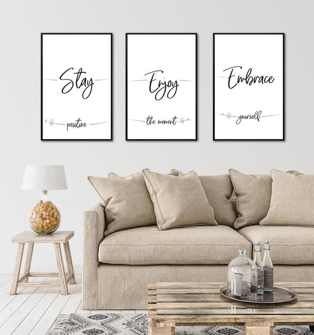 Detalle 2 de ELSKER&HOME 16x24 Poster Frame 3 Pack (Black) — Wall Mount Picture Frames for Horizontal or Vertical Display