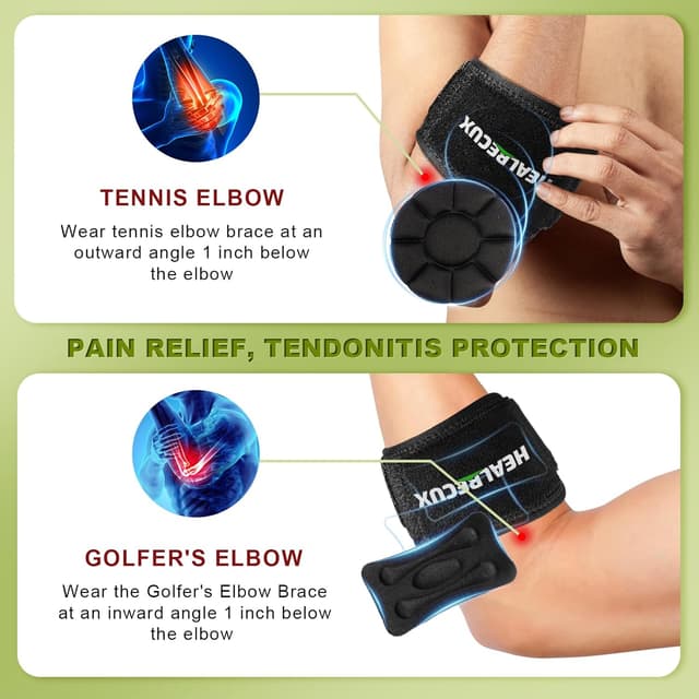 Thumbnail 1 de Healrecux Tennis Elbow Support Strap