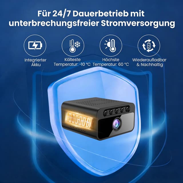 Detalle 2 de Mini Kamera für 4K WLAN Überwachung