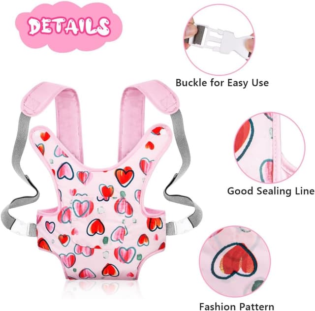 Thumbnail 2 de Aolso Baby Doll Carrier adjustable for 14"–18" dolls
