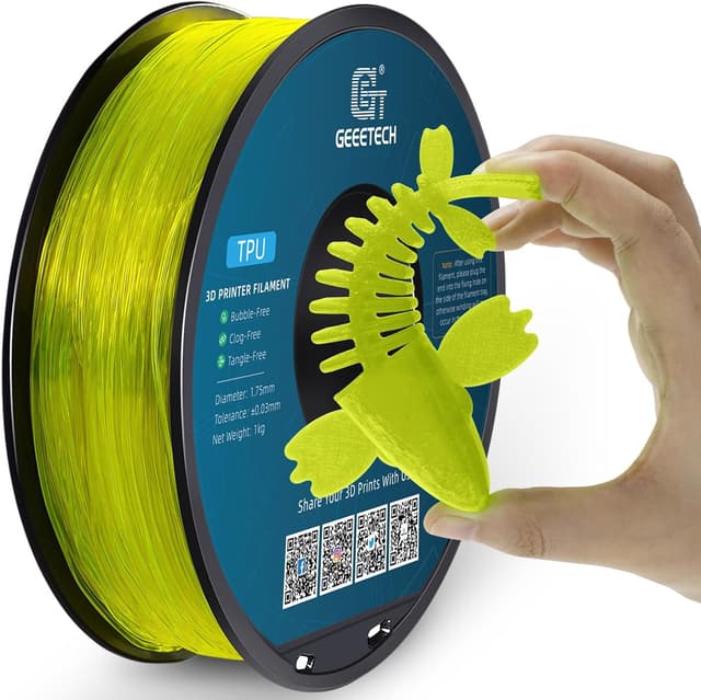 Thumbnail 6 de GEEETECH TPU Filament 1,75 mm transparent blau 1 kg